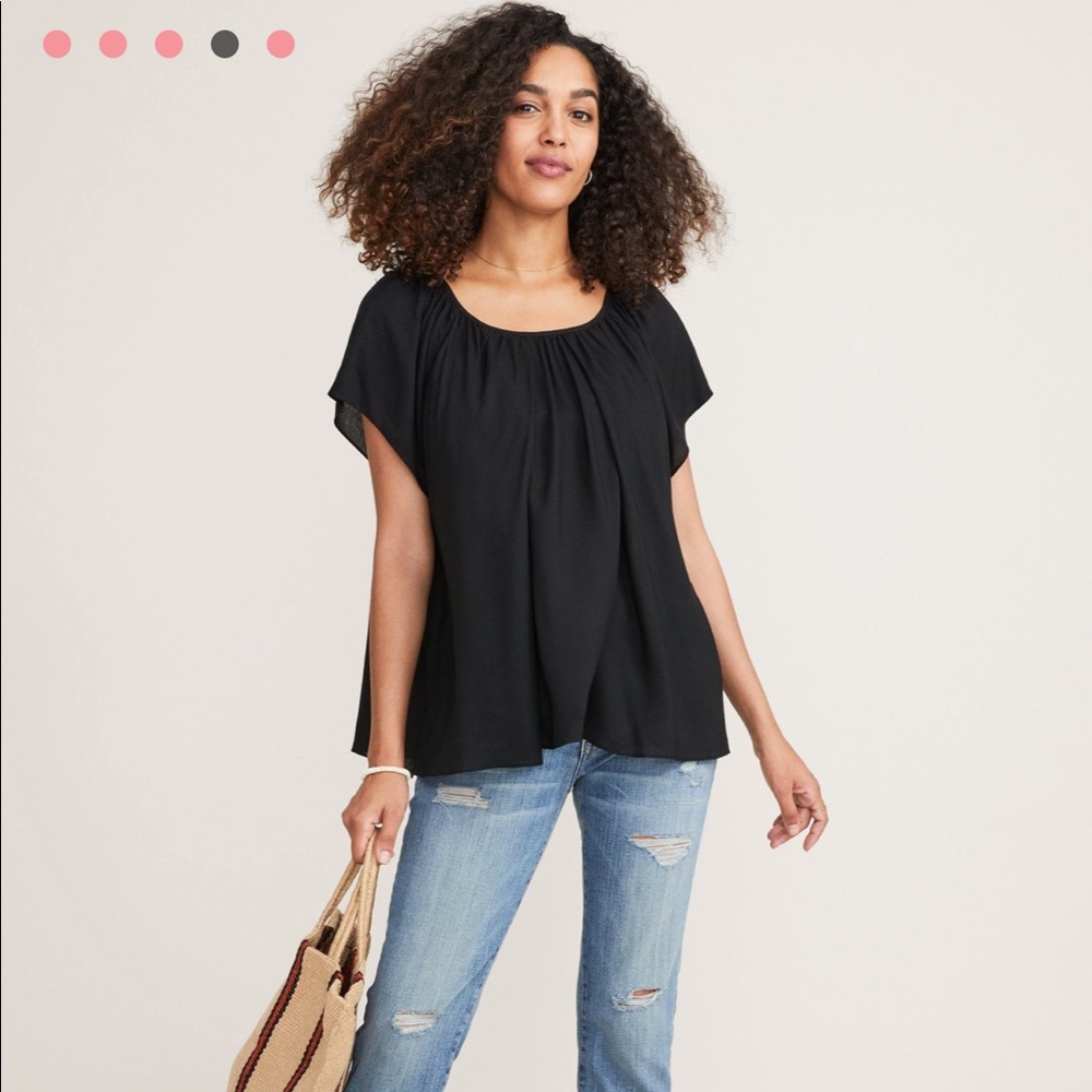 NEW Hatch Secret Nursing Top Blouse Maternity